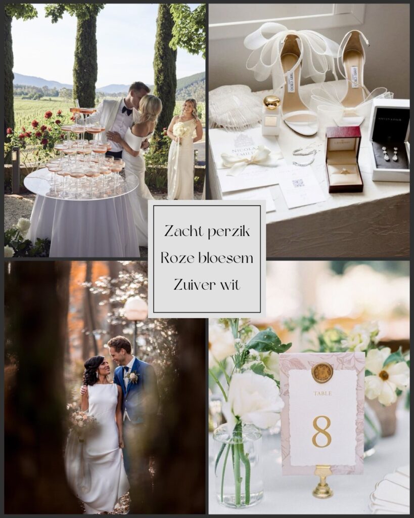 Droom in Stijl: Zacht perzik – Roze bloesem – Zuiver wit